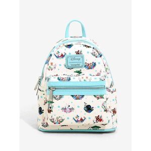 Loungefly Disney Princess Floral Companion Sidekick AOP Mini Backpack